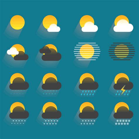 Animated weather icons (gif) (7) | GIFs :: Behance