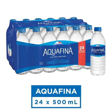 Aquafina Purified Water, 500mL Bottles, 24 Pack | Walmart Canada