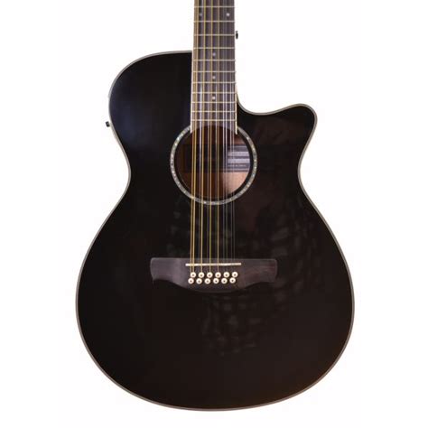 Ibanez AEG1812II-BK Acoustic/Electric 12 String Guitar | The Guitar Hangar