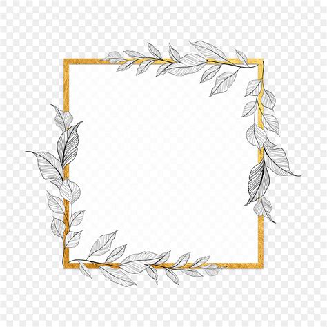 Beautiful Design PNG Transparent, Beautiful Frame Design, Frame, Golden ...