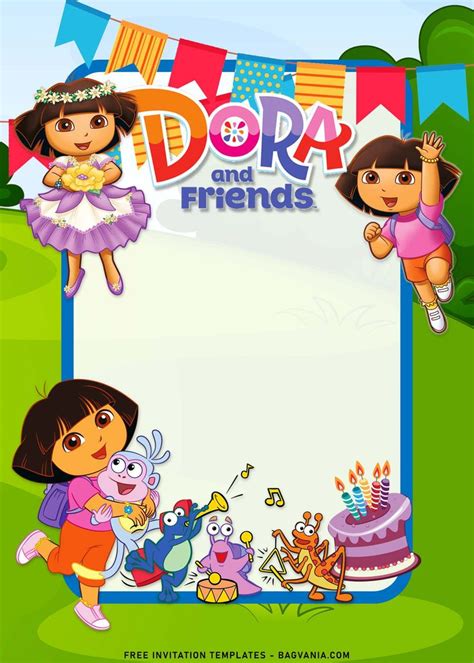 7+ Dora And Friends Birthday Invitation Templates | Dora and friends, Birthday invitations ...