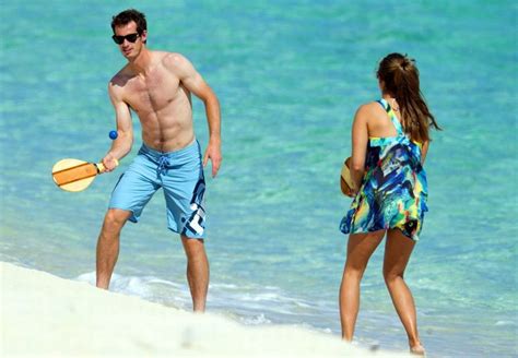 Andy Murray Shirtless on Beach