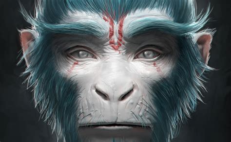 Blue Monkey on Behance