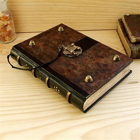 Large Leather Journal with Lock, The Brown Book | Leather journal, Nice and Handmade journals