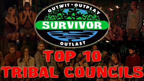 Survivor - Top 10 Tribal Councils - YouTube