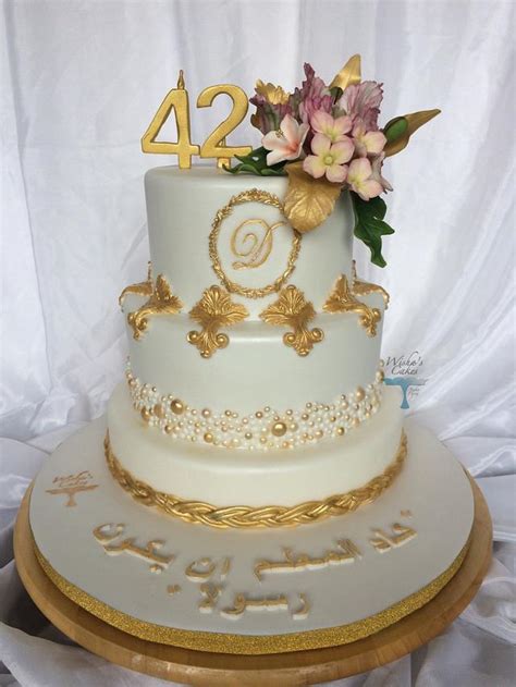 42 nd birthday cake - Decorated Cake by wisha's cakes - CakesDecor