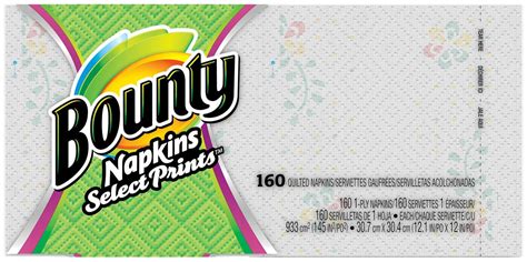 Bounty Napkins 100cs Signature Prints | Starfish Market