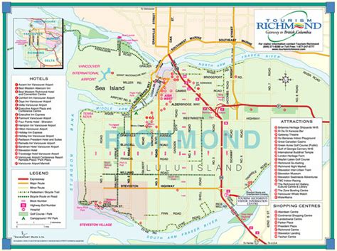 Richmond Tourist Map