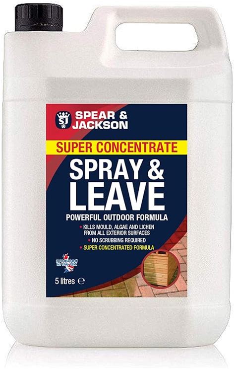 Spear & Jackson 5 Litre Spray & Leave Super Concentrate makes up to 50 ...