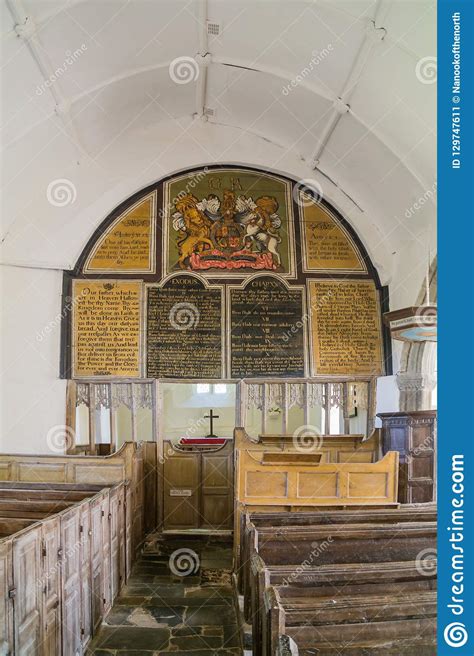 Inside the Historic Church at Parracombe in Devon Stock Image - Image of century, conservation ...