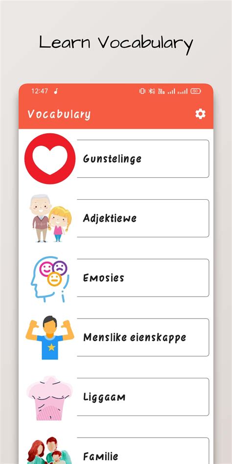 Learn Afrikaans vocabulary APK for Android Download