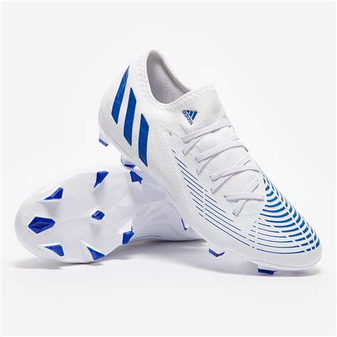 adidas Predator Edge.3 Low FG - White/Hi-Res Blue/White - Mens Soccer ...