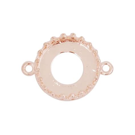Rose Gold Plate Bezel Setting Open Back Bezel Cup Blank for Jewelry Making, 12.5*17mm-in ...