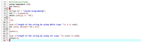 C++ String Length