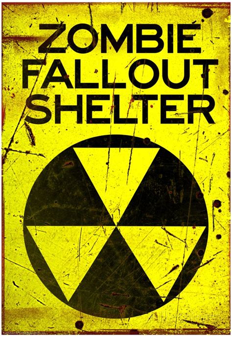 'Zombie Fallout Shelter Sign Poster Print' Posters | AllPosters.com | Carteles antiguos, Arte de ...