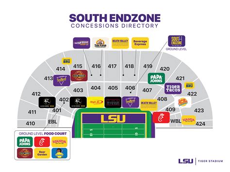 Lsu Football Stadium Seating Chart