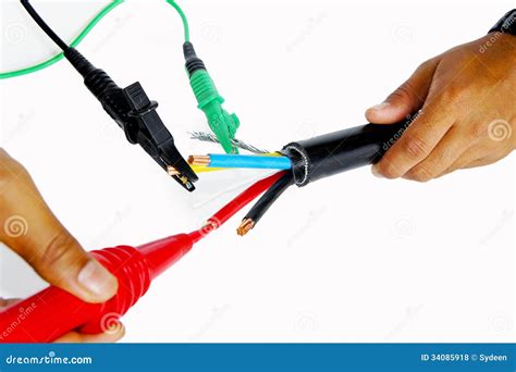 Cable testing stock photo. Image of testing, colorful - 34085918