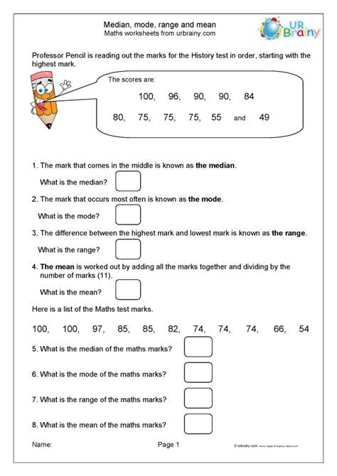 mean worksheets - mean worksheets finding average - Domini Braun