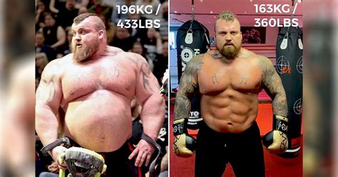 Eddie Hall Shows Off Three-Year Before and After Transformation Photo – Fitness Volt