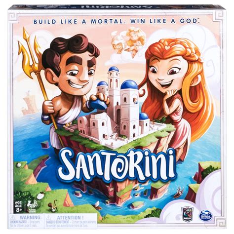 Spin Master - Spin Master Games Santorini – Strategy Based Board Game For Kids