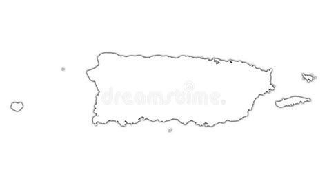 Transparent Puerto Rico Map Outline