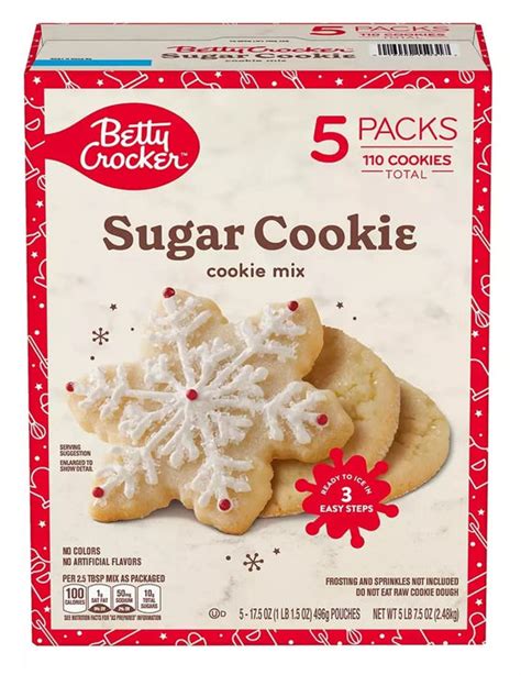 Betty Crocker Sugar Cookie Mix , 5 x 17.5 oz — Goisco.com