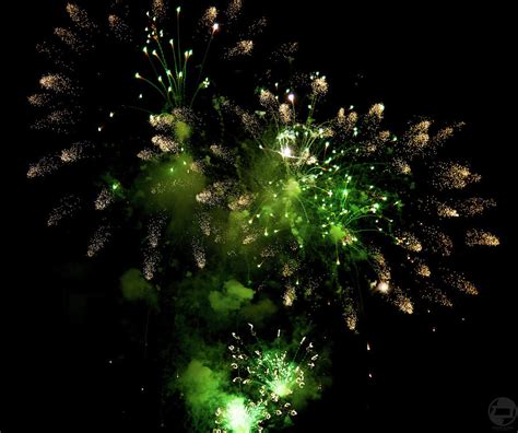 Fireworks Explosion Green Photograph by Qamar Adams - Fine Art America