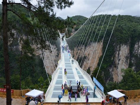 Glass Bridge of Zhangjiajie - Zhangjiajie Attractions - China Top Trip