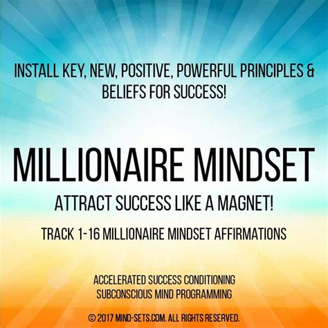 Millionaire Mindset – MIND-SETS