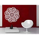 Mandala Wall Stickers Decals Indian Pattern Yoga Oum Om Sign Decal ...