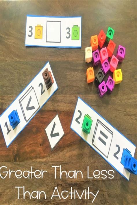 These comparing numbers activity and game cards are great for small groups, centers, busy boxes ...