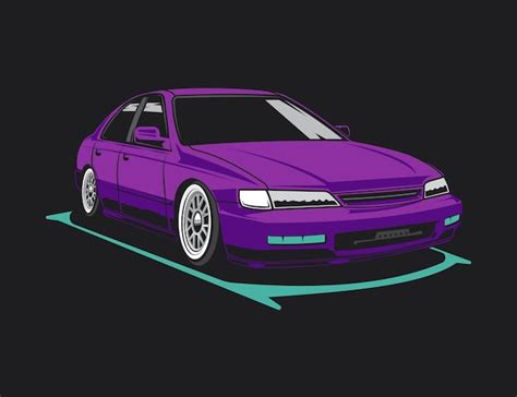 Premium Vector | Purple vehicle car color scheme with black backgound vector design illustration ...