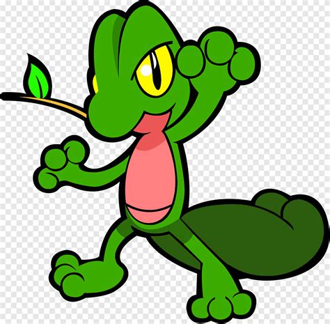 Treecko Pokémon Emerald Sceptile Grovyle, leaf, plant Stem png | PNGEgg