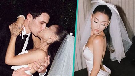 Ariana Grande & Dalton Gomez Kiss in First Wedding Photo – NBC10 ...