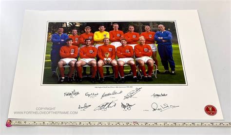 England 1966 World Cup Team Hand Multi Signed by 9 Legends - Etsy