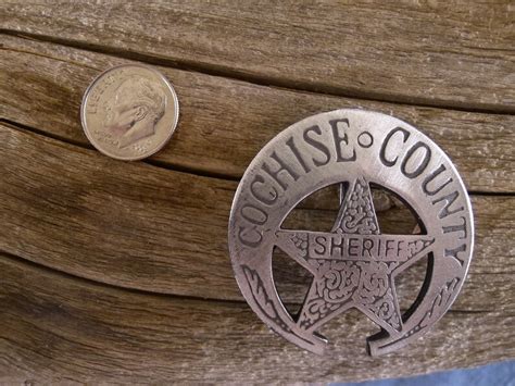 Cochise County Sheriff Badge With Pin Back made in the USA - Etsy