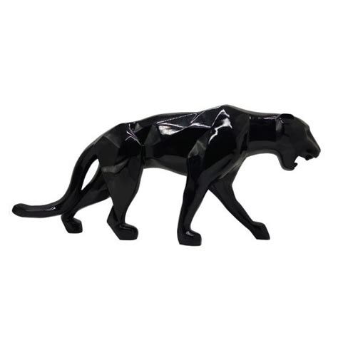 Black Leopard Statue Panthere Noir - Modern Sculpture Artist