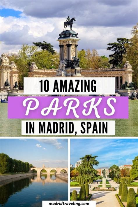 ≫ TOP 10 Parks and Gardens in Madrid Spain (+ Free Map)