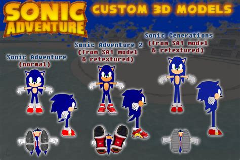 Sonic Adventure Dreamcast Custom 3D Models by joris80 on DeviantArt