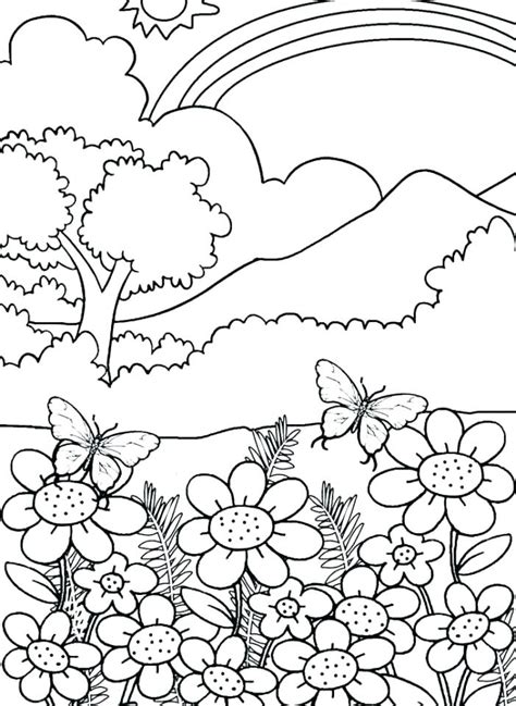 Free Printable Nature Coloring Pages For Adults at GetColorings.com ...