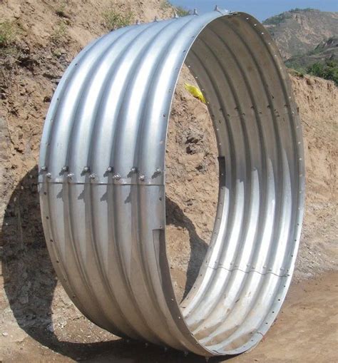 Large Diameter Corrugated Steel Pipe Widely Used In Storm Sewers,Nestable Corrugated Steel ...