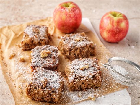 Walnut & Apple Squares Recipe | Odlums