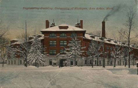 Engineering Building, University of Michigan Ann Arbor, MI Postcard