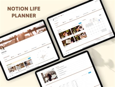 Notion Template, Notion LifeBook, Notion Life Planner