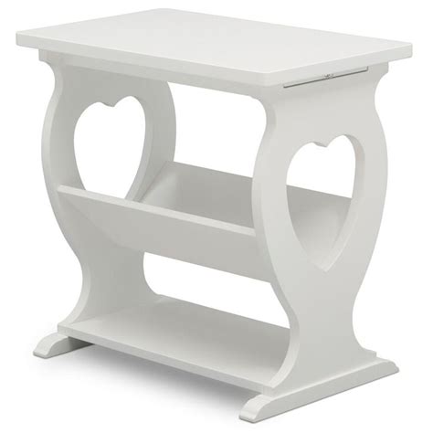 Delta Children Canton End Table/Side Table for the Nursery, White | Delta children, End tables ...