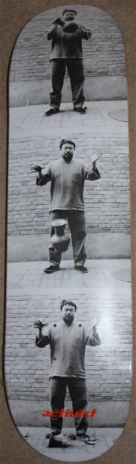 Dropping a Han Dynasty Urn (Skate Deck) by Ai Weiwei on artnet Auctions