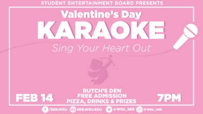 Valentine’s Day Karaoke | Events | Washington State University