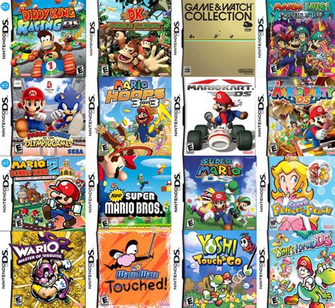 Mario's Nintendo DS Games by sonictoast on DeviantArt