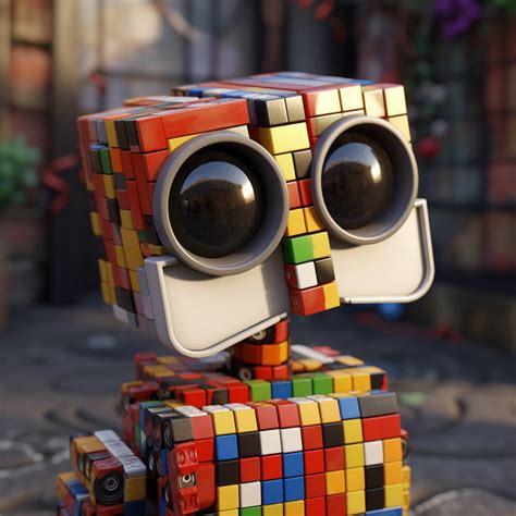 Robot made of Rubik's Cube by ecco512 on DeviantArt