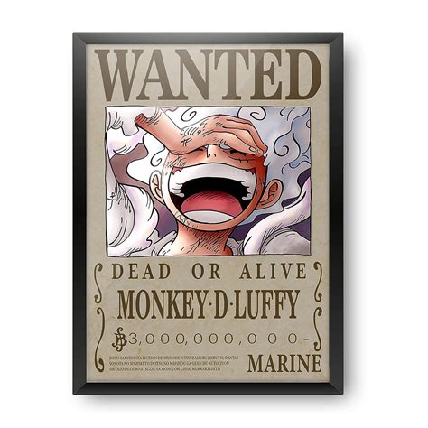 Monkey D Luffy One Piece Wanted Monkey D Luffy Posters And Art | The ...